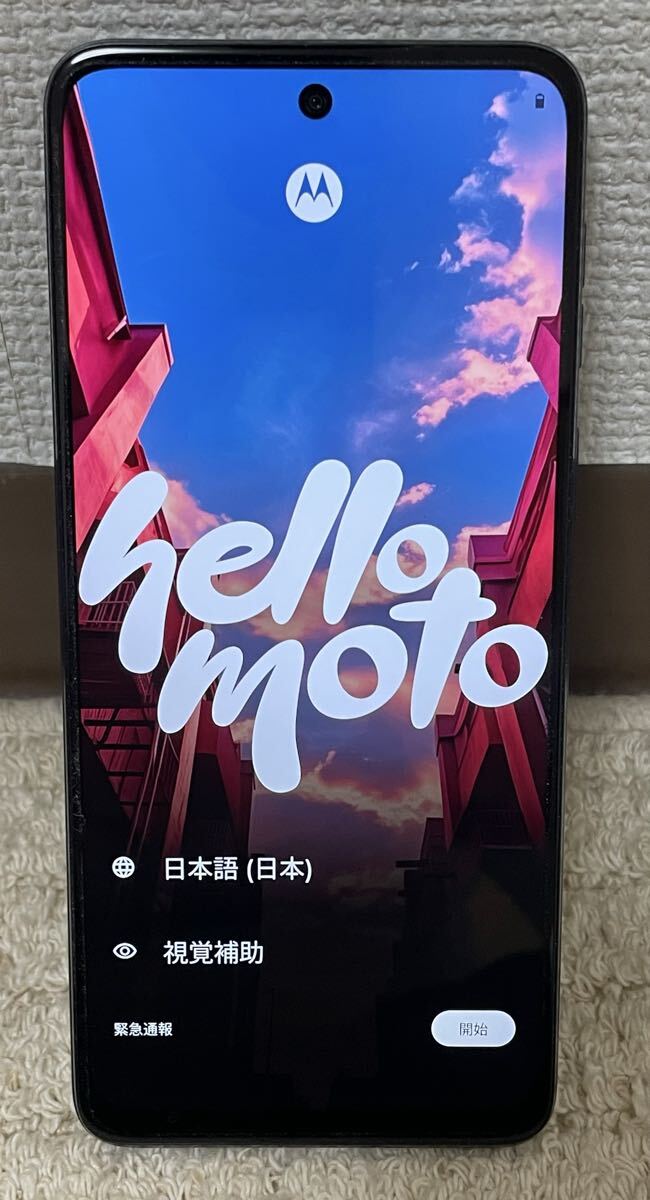 moto g64y 5G 6.5インチ メモリー4GB ストレージ128GB スペースブラック ワイモバイル _画像1