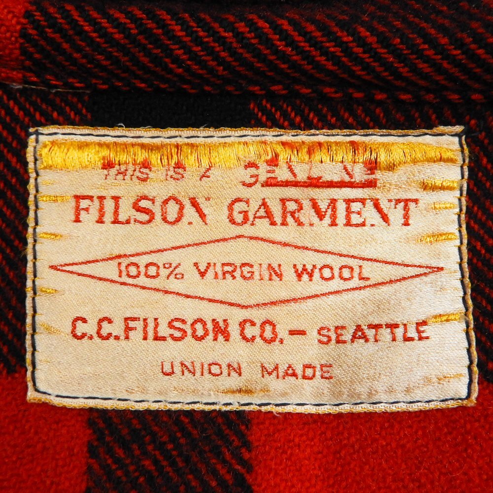 40's FILSON フィルソン マッキーノ クルーザージャケット #37447 ヴィンテージ ビンテージ アメカジ アウトドア_画像4