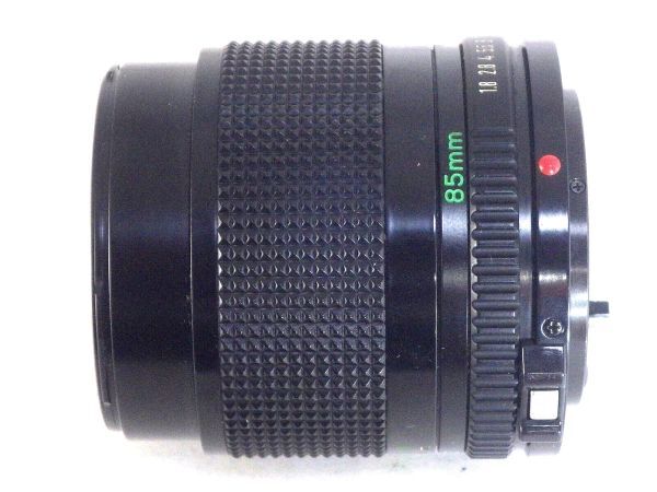  бесплатная доставка!! Canon New FD 85mm f/1.8 Canon телеобъектив капот комплект исправно работает прекрасный товар камера однообъективный зеркальный Camera Telephoto MF Lens NFD f1.8