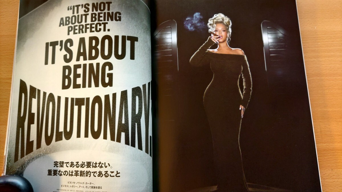 即決GQ保存版グラビア Beyonce ビヨンセが語る レガシー アート 家族_画像5