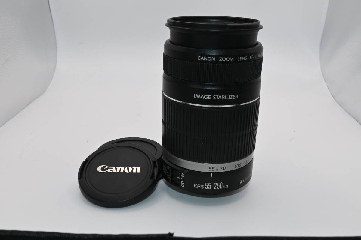 【美品】CANON (キャノン) ズームレンズ EF-S 55-250mm f4-5.6　IS_画像1