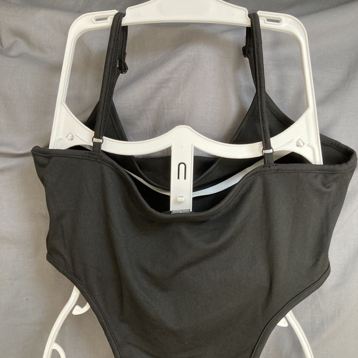 ブラック ハイレグハイカットボディースーツ3L_画像5