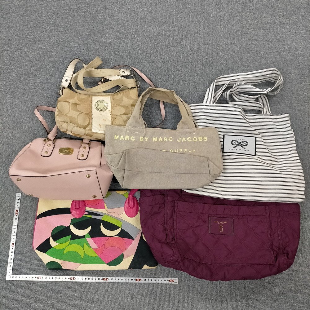 COACH・MARC BY MARC JACOBS ブランドバッグ 6点セット トート ショルダー まとめ売り 3608344_画像1