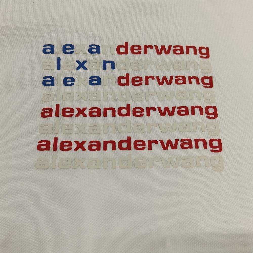 alexanderwang アレキサンダーワン ロゴプリント ホワイト 半袖Tシャツ 4152434_画像4