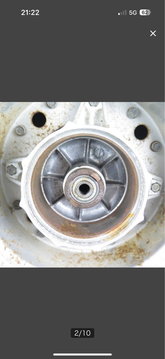 バンバン50 前後ホイールセット _画像3