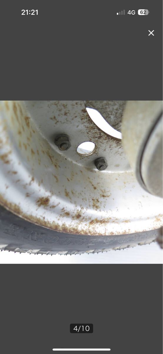 バンバン50 前後ホイールセット _画像6