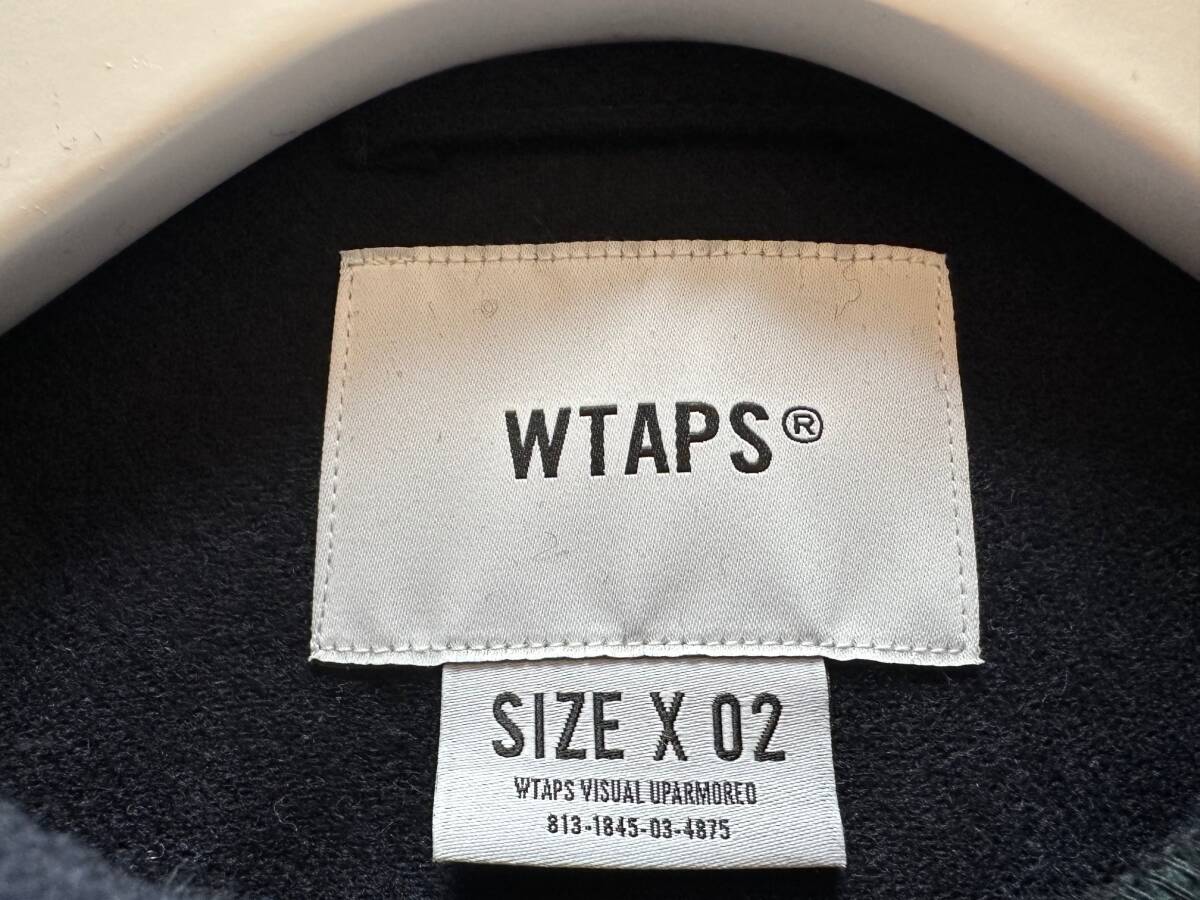 25AW　サイズ02(M)　WCPO / JACKET / WOPL. MELTON. TEXTILE　グリーン　252WVDT-JKM05　ダブルタップス　WTAPS　_画像5