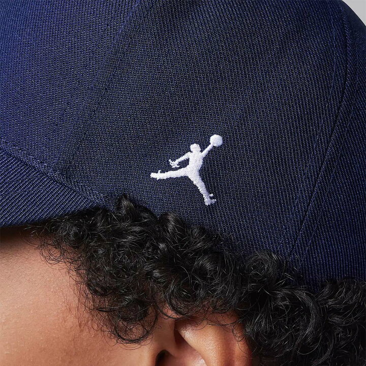 ナイキ ジョーダン パリサンジェルマン ジュニア キャップ ネイビー 紺 JORDAN PSG 子ども用 帽子 ワッペン 刺しゅう コラボ_画像4