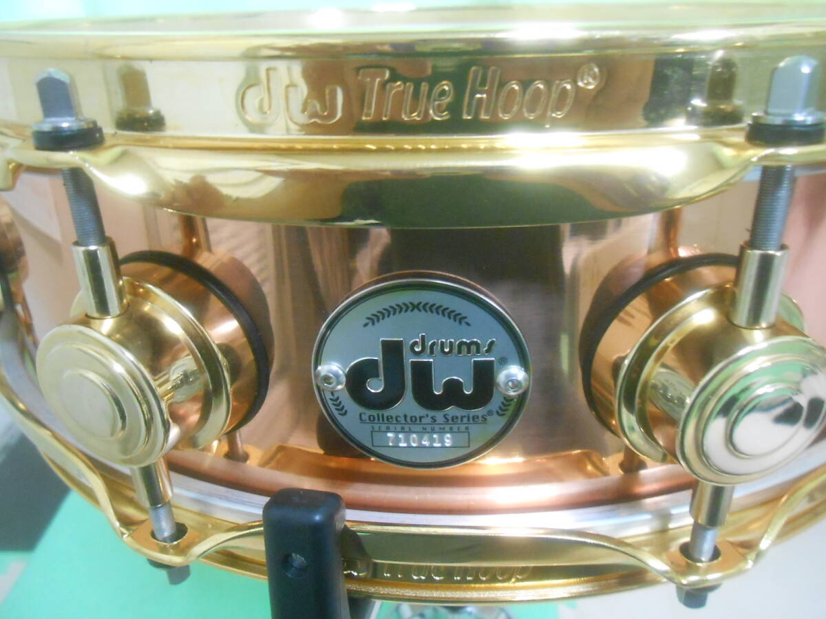 dw　スネア　14×4　美品　ゴールドパーツ仕様　高級_画像5