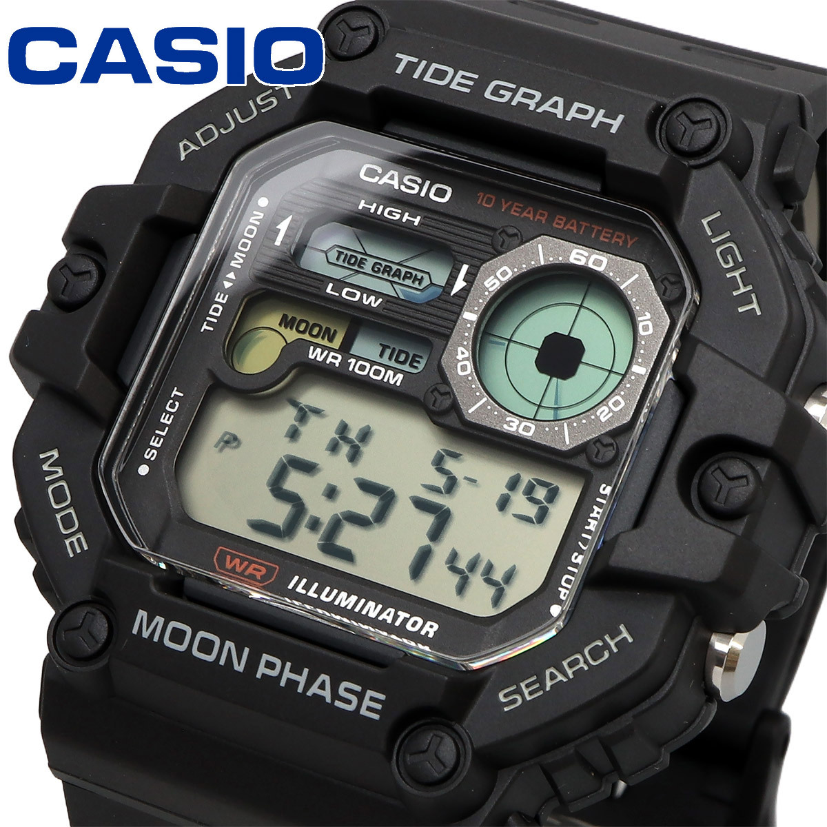 CASIO カシオ 腕時計 メンズ チープカシオ チプカシ 海外モデル デジタル WS-1700H-1AV_画像1