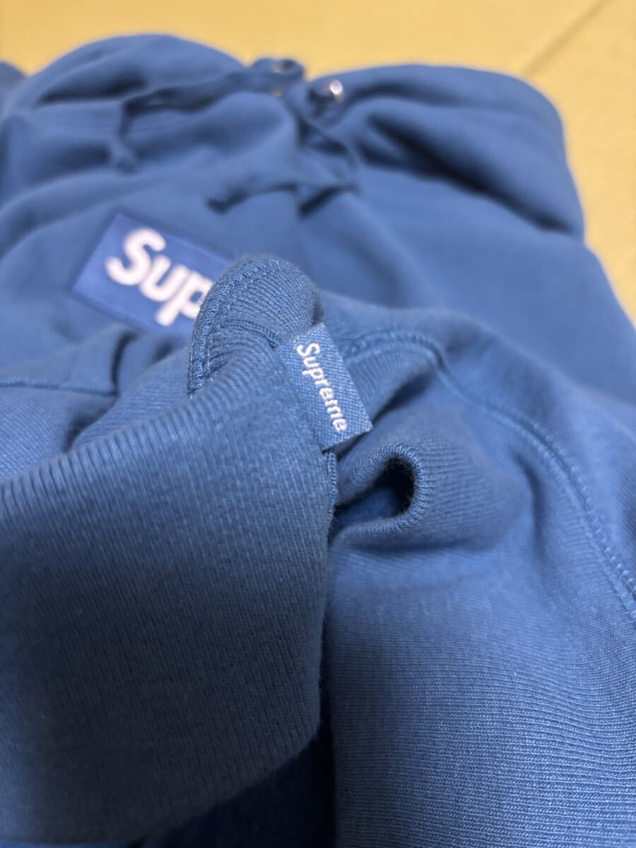 23FW Supreme Box Logo Hooded Sweatshirt Blue L 極美品 シュプリーム_画像7