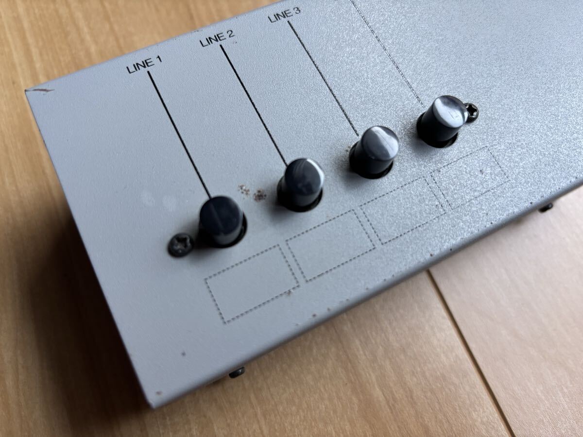 LUXMAN ラインセレクター AS-4III ＊ 中古動作品_画像9