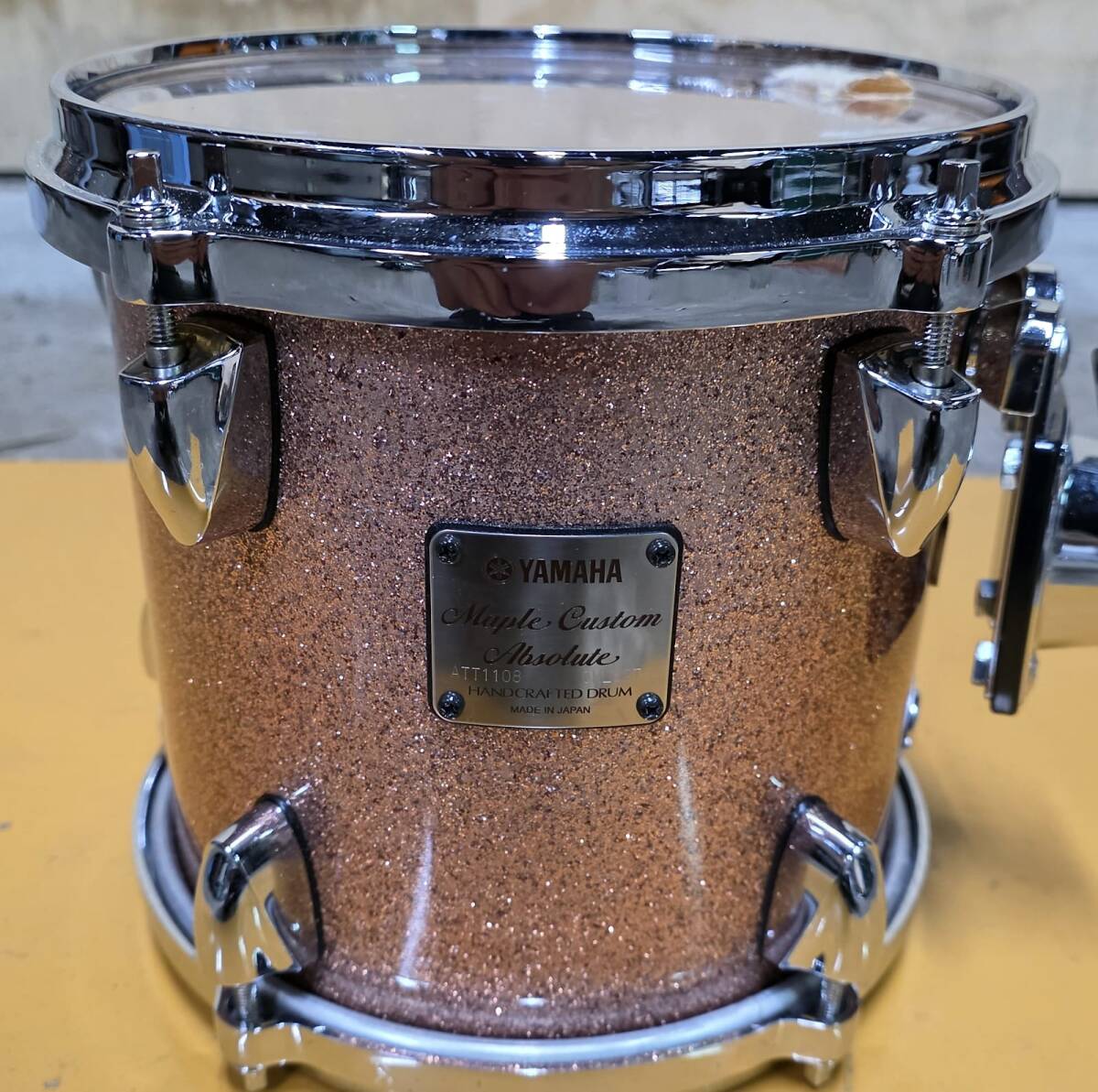 Yamaha Maple Custom Absolute 8×8インチ ラックタム ピンクシャンパン_画像1