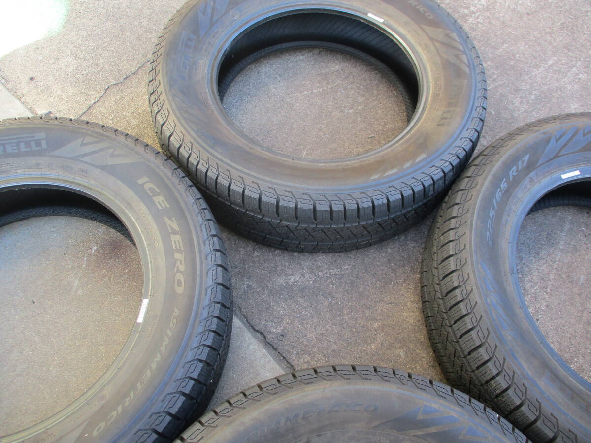 ２２５/６５R１７　PIRELLI　ICEZERO　ASIMMETRICO　２０２３年製　スタッドレス　４本セット　画像判断_画像3