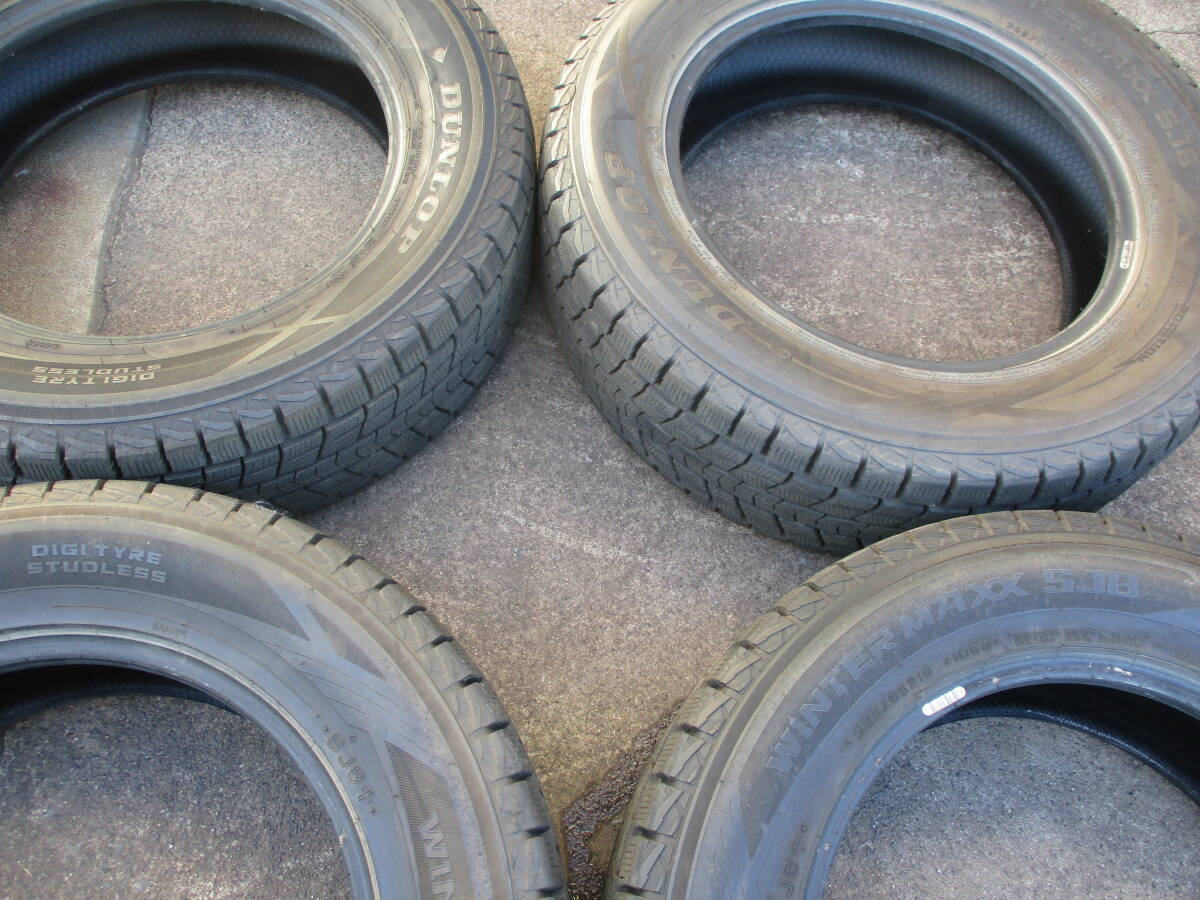 ２３５/６５R１８　DUNLOP　WINTERMAXX　SJ８　２０２１年製　スタッドレス　４本セット　画像判断_画像9