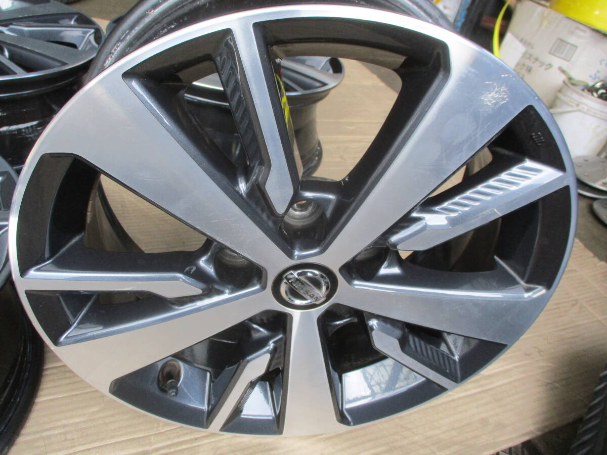 日産純正 リーフ 16インチ PCD114.3 6.5J +40 4本セット 画像判断 スタッドレス用などに_画像4