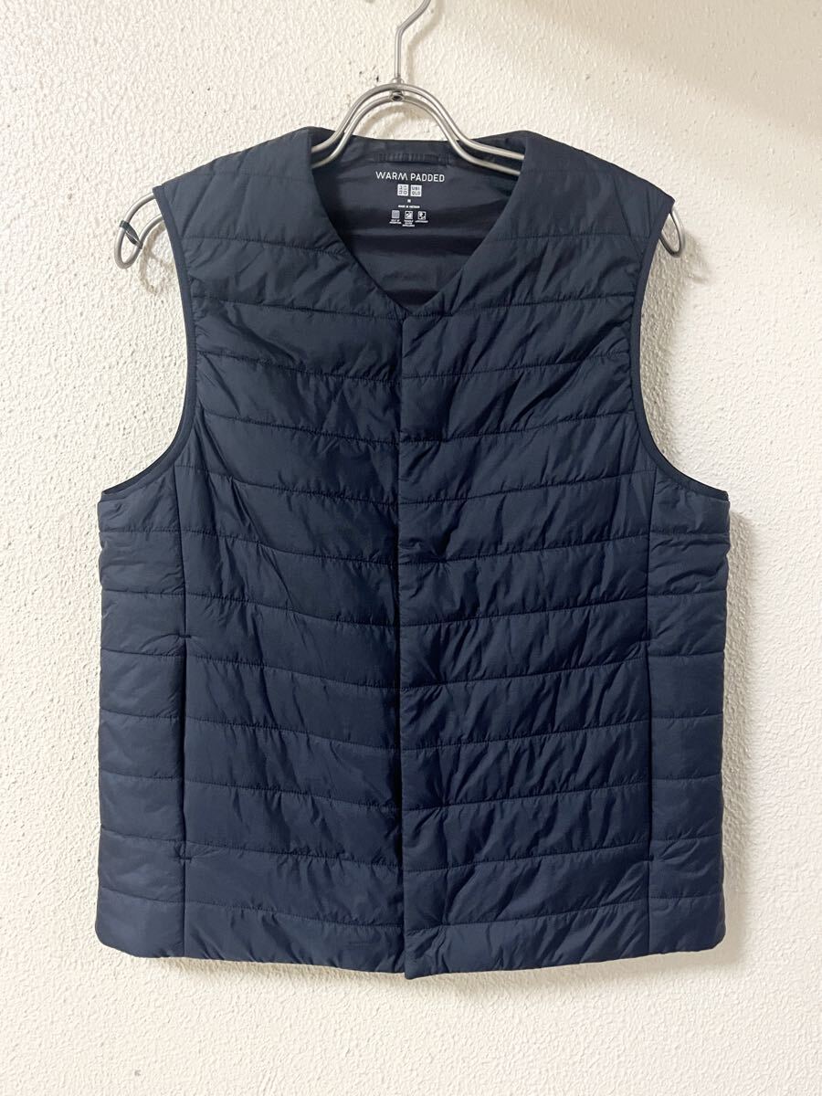 保存袋付き UNIQLO ユニクロ ウォームパデッド パフテックベスト ヒートテック 中綿 ベスト_画像1