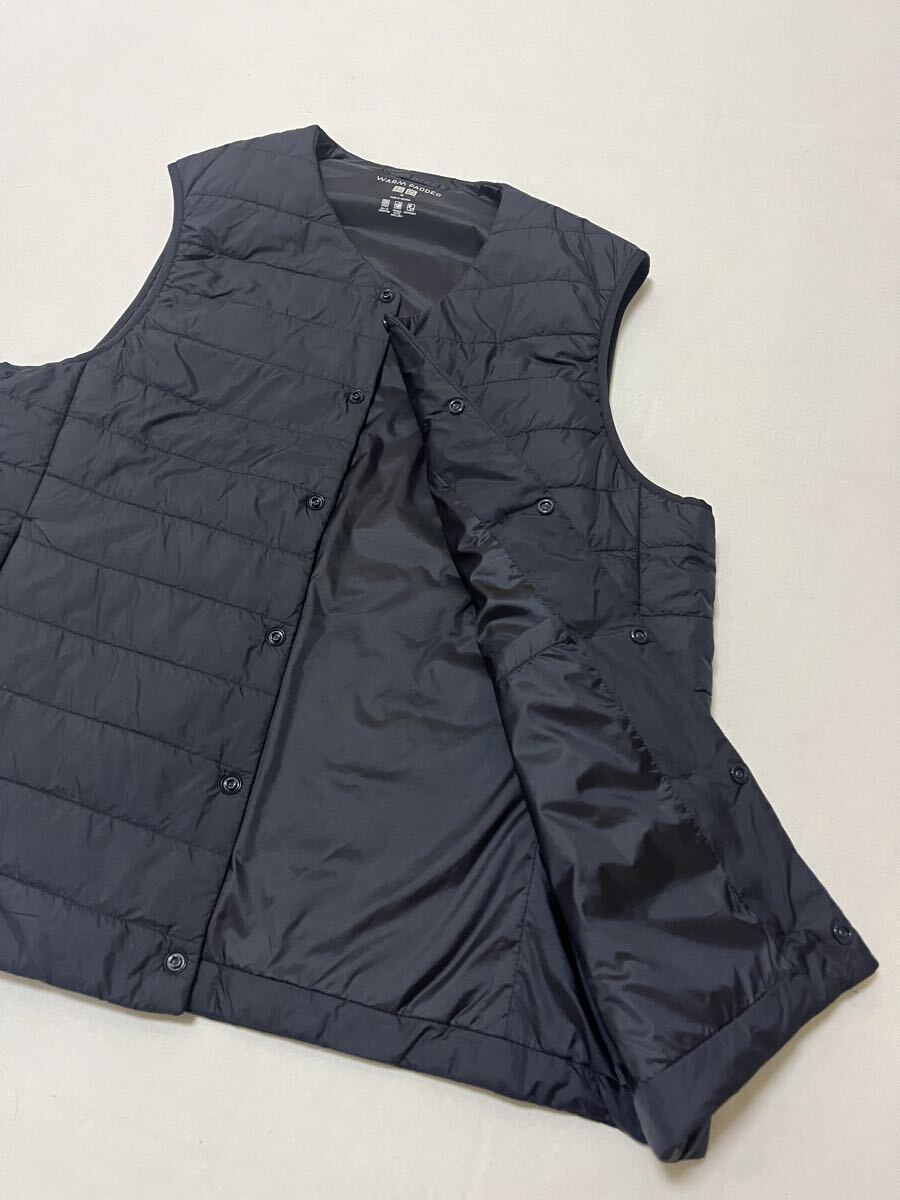 保存袋付き UNIQLO ユニクロ ウォームパデッド パフテックベスト ヒートテック 中綿 ベスト_画像4