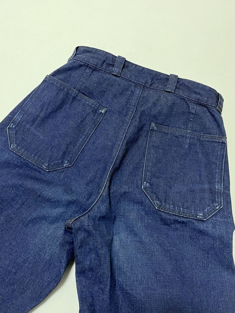 日本製 オーシバル オーチバル ミリタリーデザイン デニム パンツ _画像6