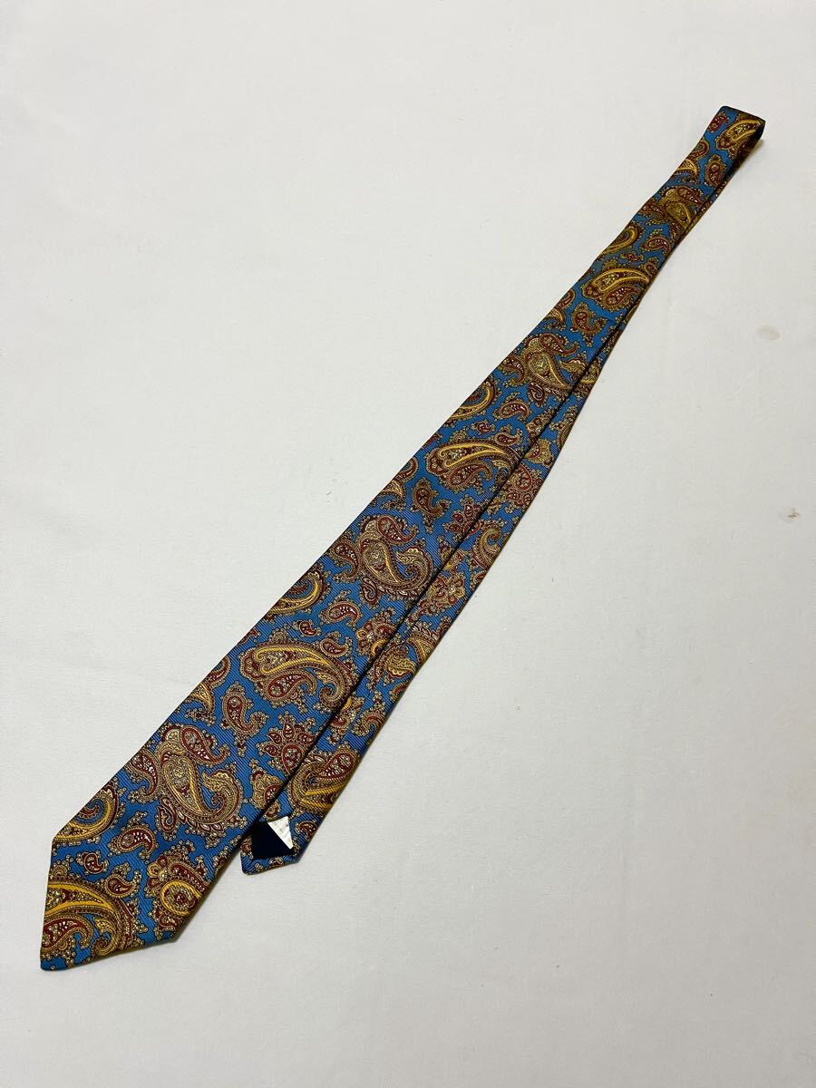 ほぼ未使用 USA製 BROOKS BROTHERS ブルックスブラザーズ ペイズリー柄 シルク ネクタイ_画像2