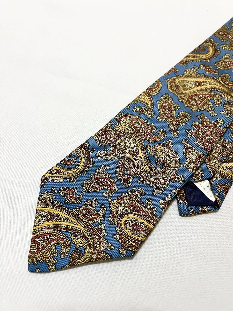 ほぼ未使用 USA製 BROOKS BROTHERS ブルックスブラザーズ ペイズリー柄 シルク ネクタイ_画像4
