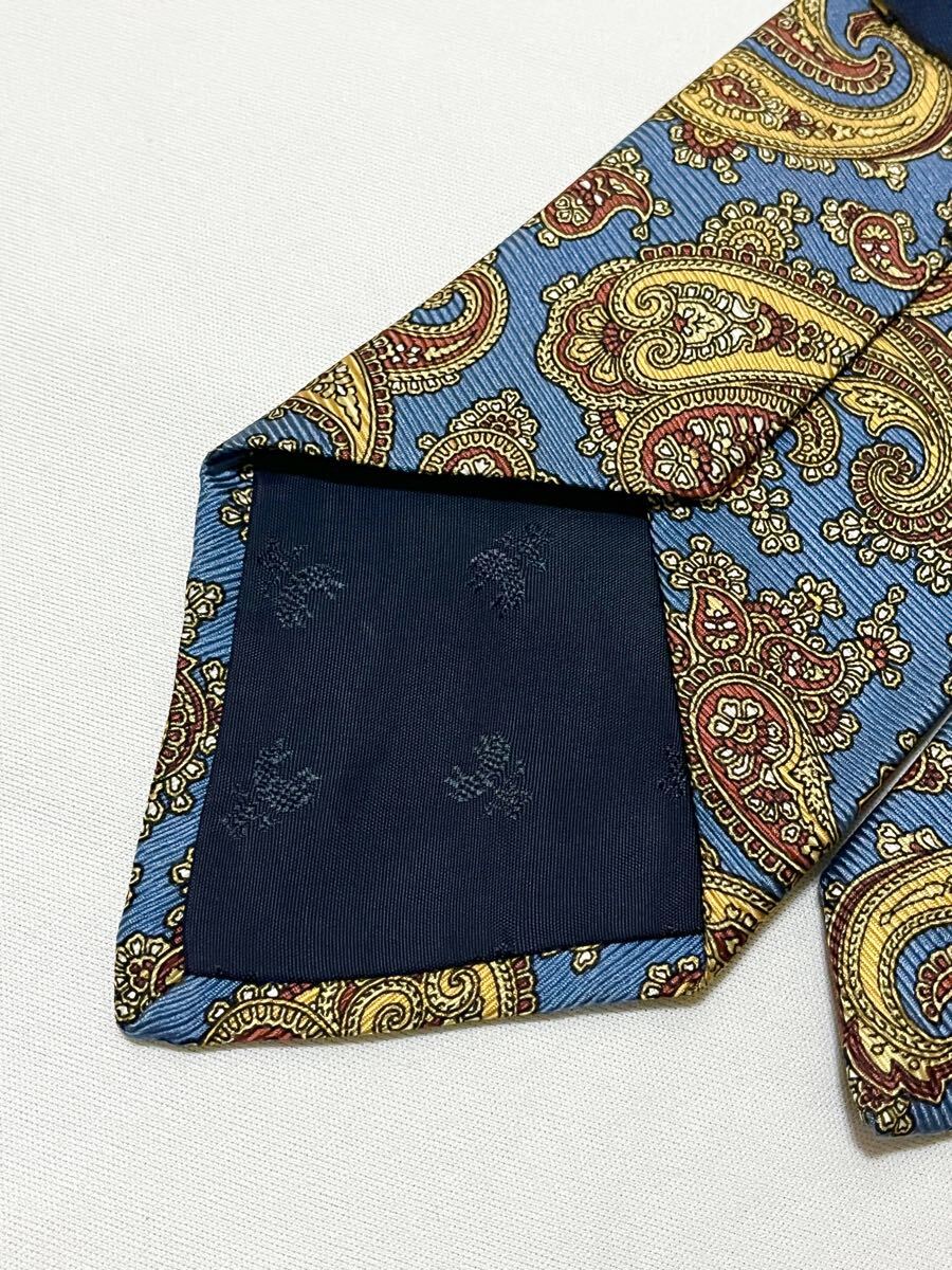 ほぼ未使用 USA製 BROOKS BROTHERS ブルックスブラザーズ ペイズリー柄 シルク ネクタイ_画像7