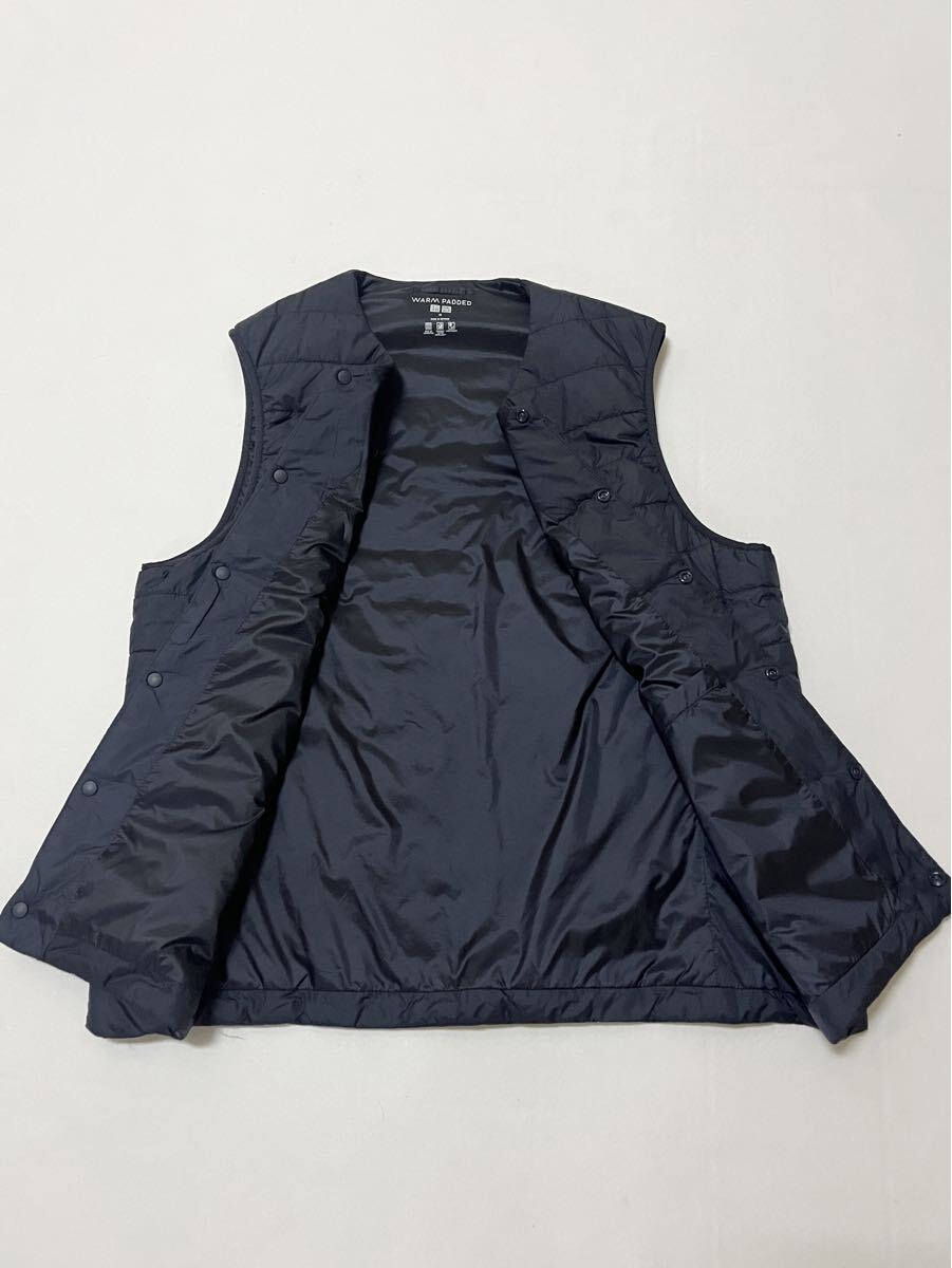 保存袋付き UNIQLO ユニクロ ウォームパデッド パフテックベスト ヒートテック 中綿 ベスト_画像5