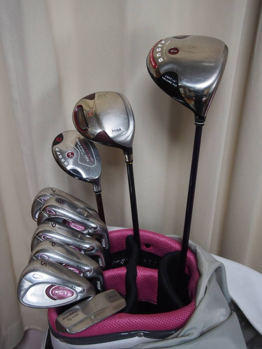 レディース用　オノフ（2012）ドライバー　プロギア　スイープM-30　アイアンセット也　キャロウェイキャディーバック付_画像1
