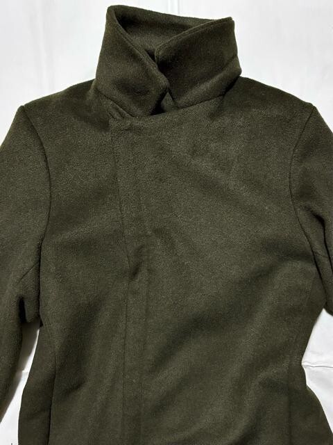 即落 送料無料 美品 NO ID. ノーアイディー 定価2.5万円程 ウール 起毛 コート ジャケット ロック ビジュアル セレクト ドメス 冬 アウター_画像5