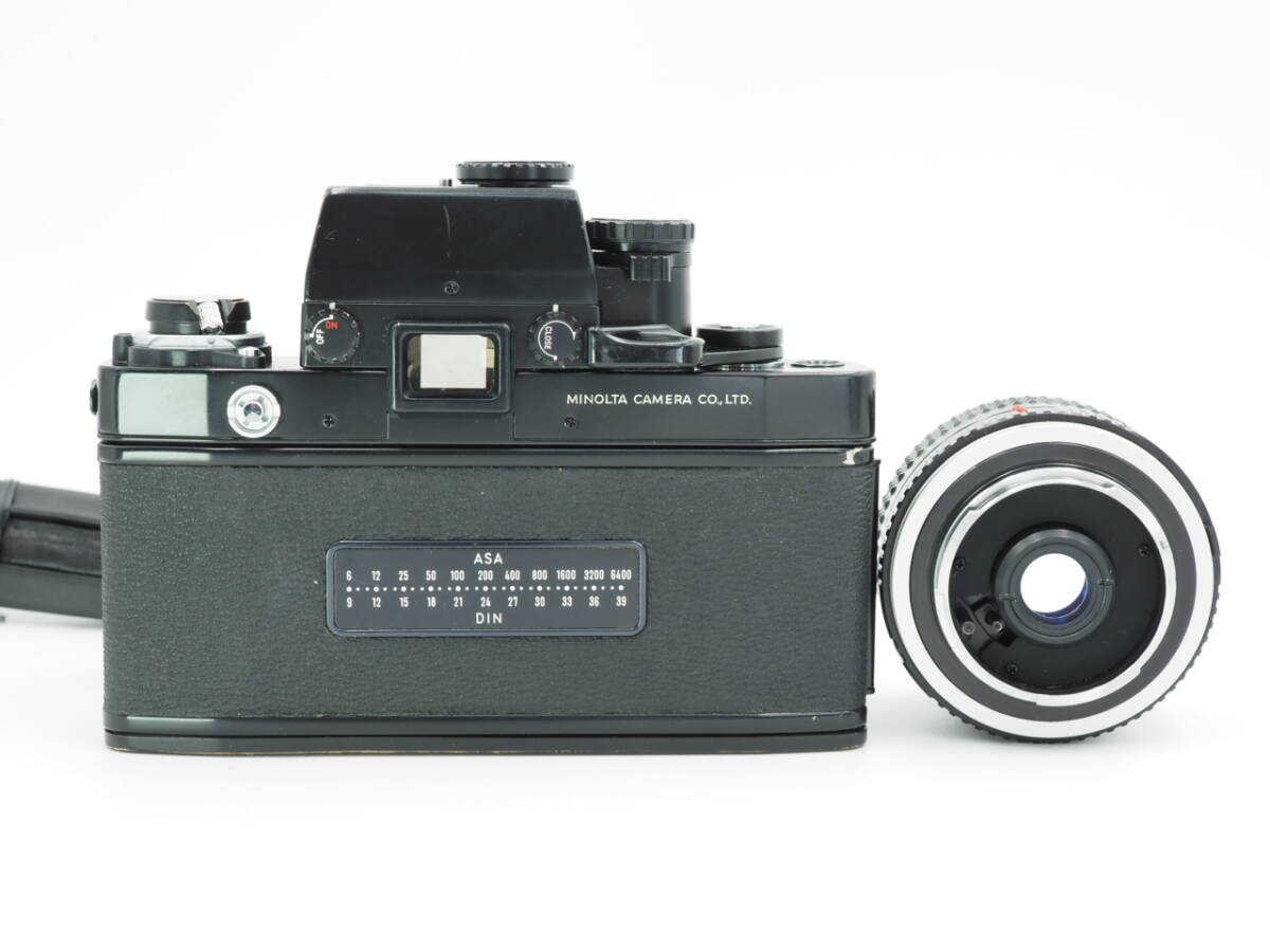 minolta / ミノルタ / X-1 / MINOLTA MC W.ROKKOR 28mm F3.5 / レンズ前キャップ , カメラケース (下部のみ) 付き【GA04】_画像4