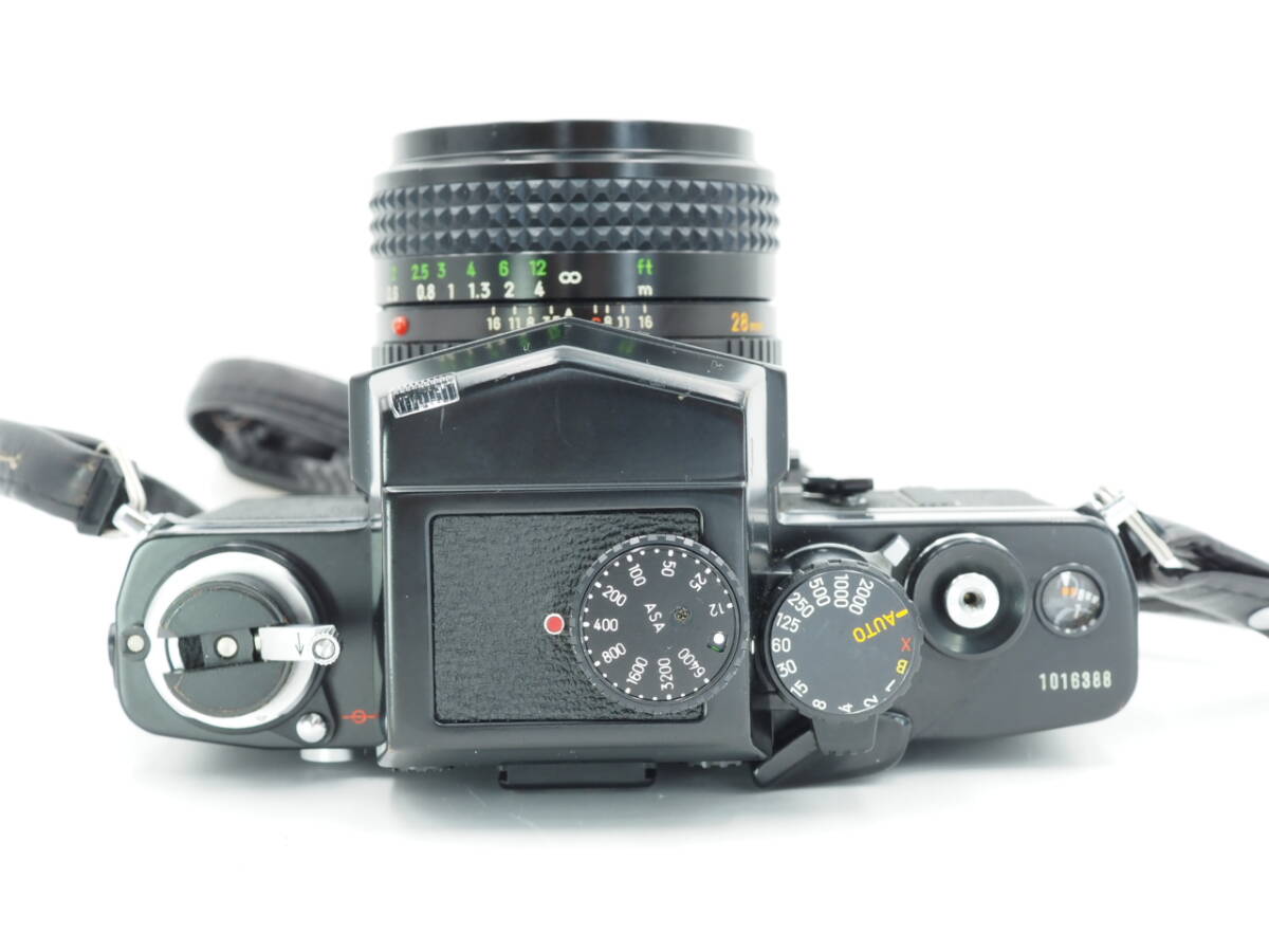 minolta / ミノルタ / X-1 / MINOLTA MC W.ROKKOR 28mm F3.5 / レンズ前キャップ , カメラケース (下部のみ) 付き【GA04】_画像7