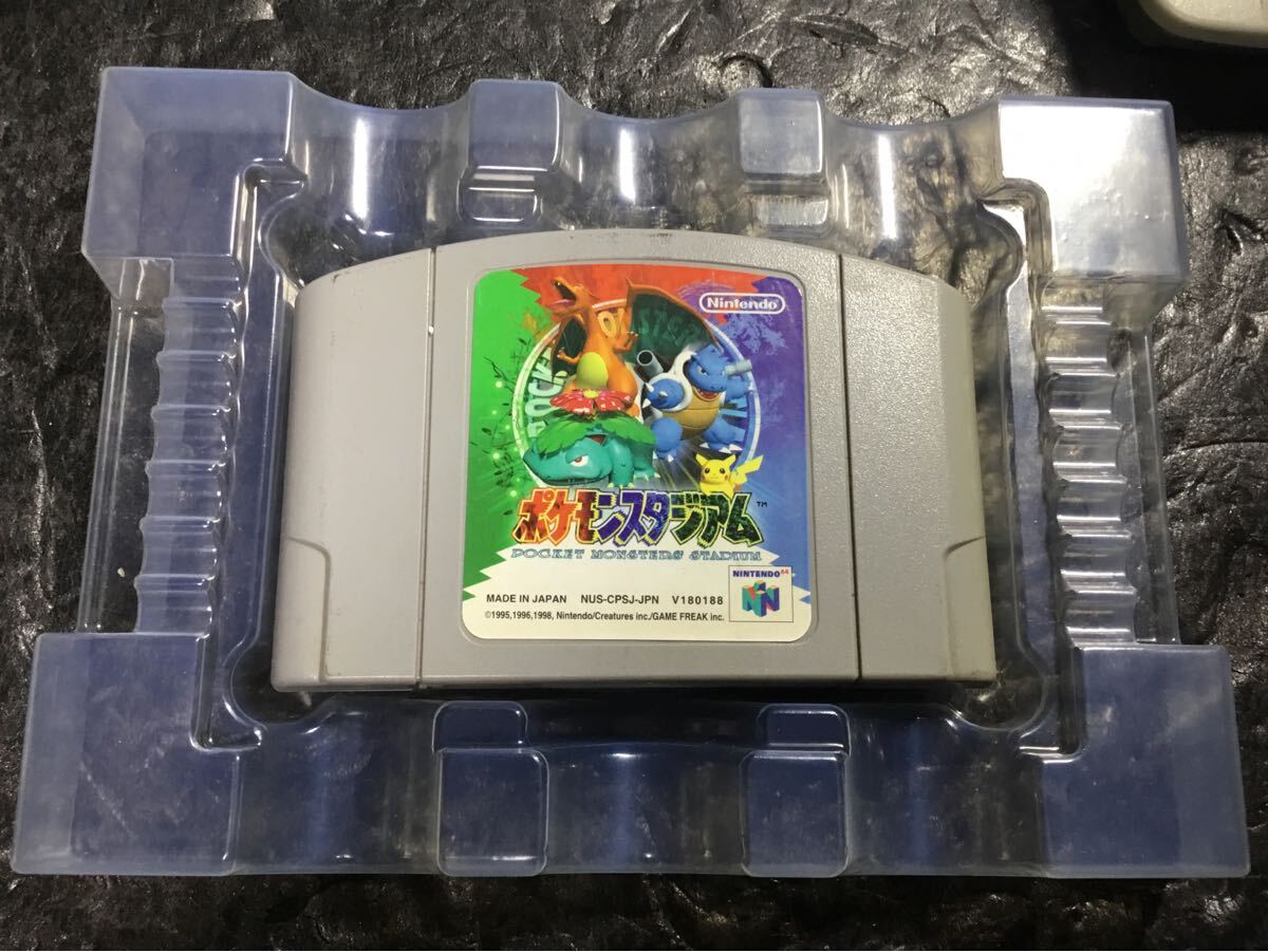 [K-2025] ポケモンスタジアム 任天堂 Nintendo ニンテンドー64 ソフト 箱.取説付き 長期保管品 売り切り 1円スタート♪_画像5