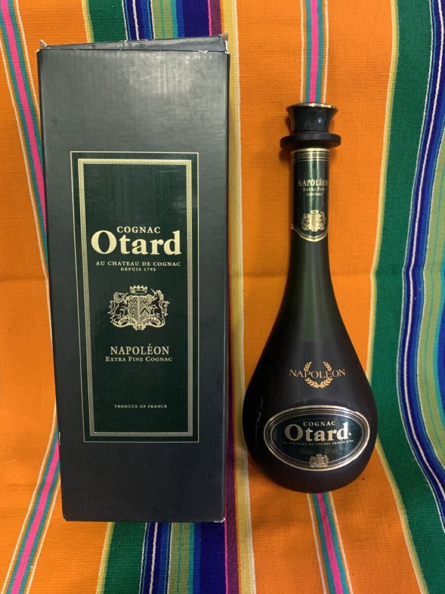 【送料無料】Glenfiddich 古酒 ウイスキー Napolon cognac otard コルク中折れ_画像2