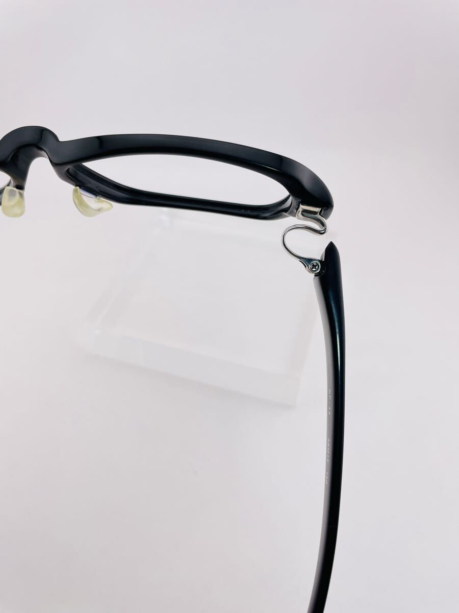 Qa73 999.9 フォーナインズ NP-43 メガネ ブラックフレーム 日本製 チタン 眼鏡 アイウェア_画像9