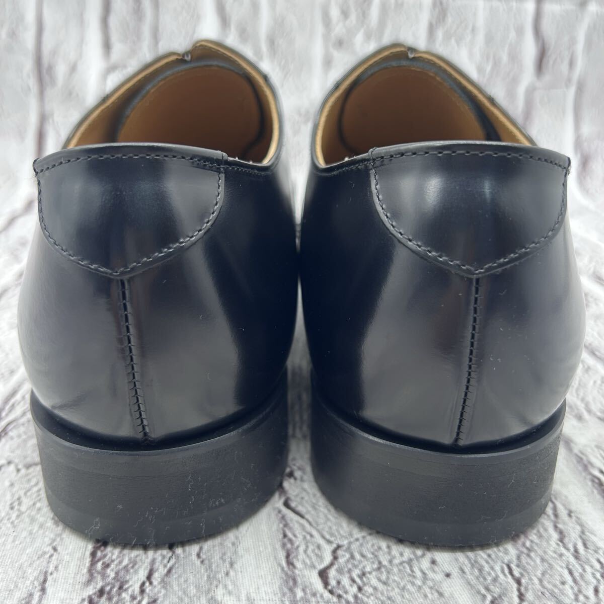 新品同様【未使用 】REGAL リーガル 811R ビジネスシューズ ストレートチップ 27㎝ ブラック 雪道対応ソール 革靴 ドレス 内羽根 冠婚葬祭_画像5