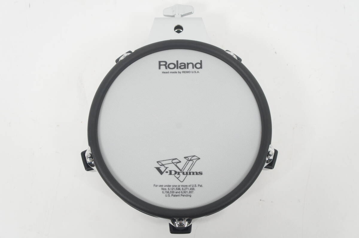 箱付美品■ Roland PD-85BK V-Drums デュアルトリガー スネアパッド 電子ドラムメッシュパッド ケーブル付属 動作確認済 44858_画像2