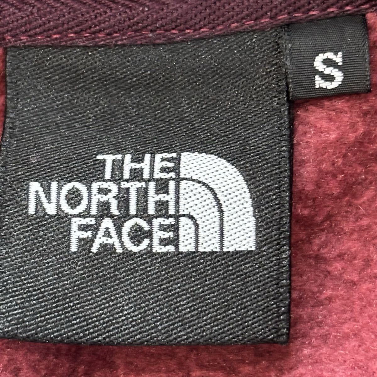 THE NORTH FACE ザノースフェイス スウェット パーカー フーディー プルオーバー ヘビーウェイト ロゴ刺繍 バーガンディ NT61820A_画像5