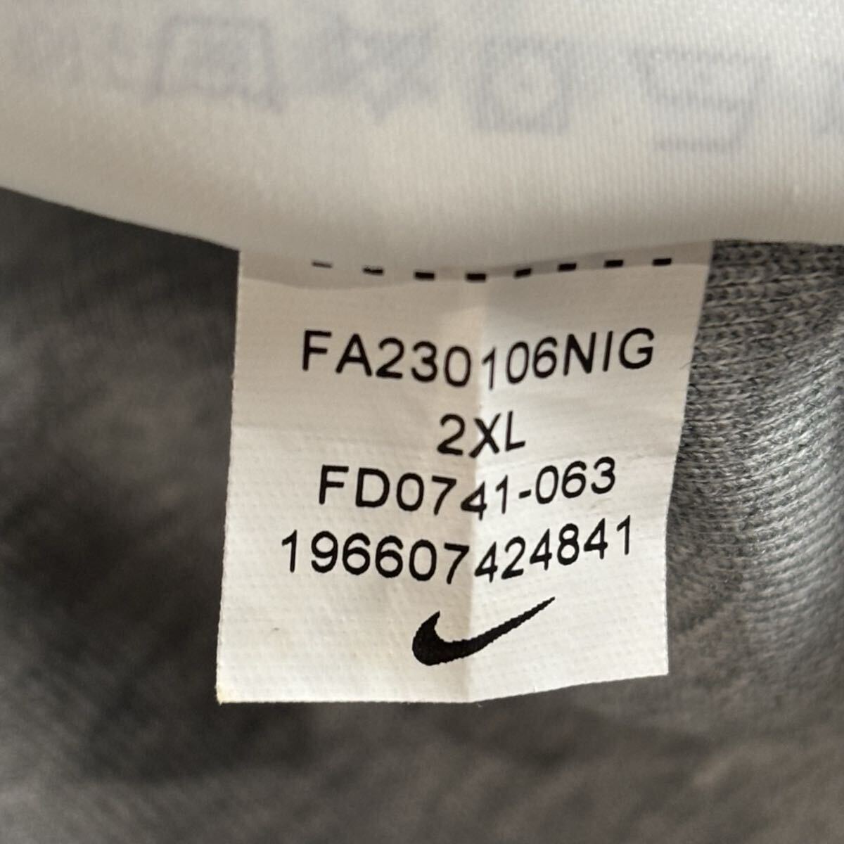 NIKE AS M NK TECH FLEECE ナイキ ウィンドランナー テックフリース パーカ ジャケット グレー メンズ XXL ビッグサイズ FD0741-063_画像9