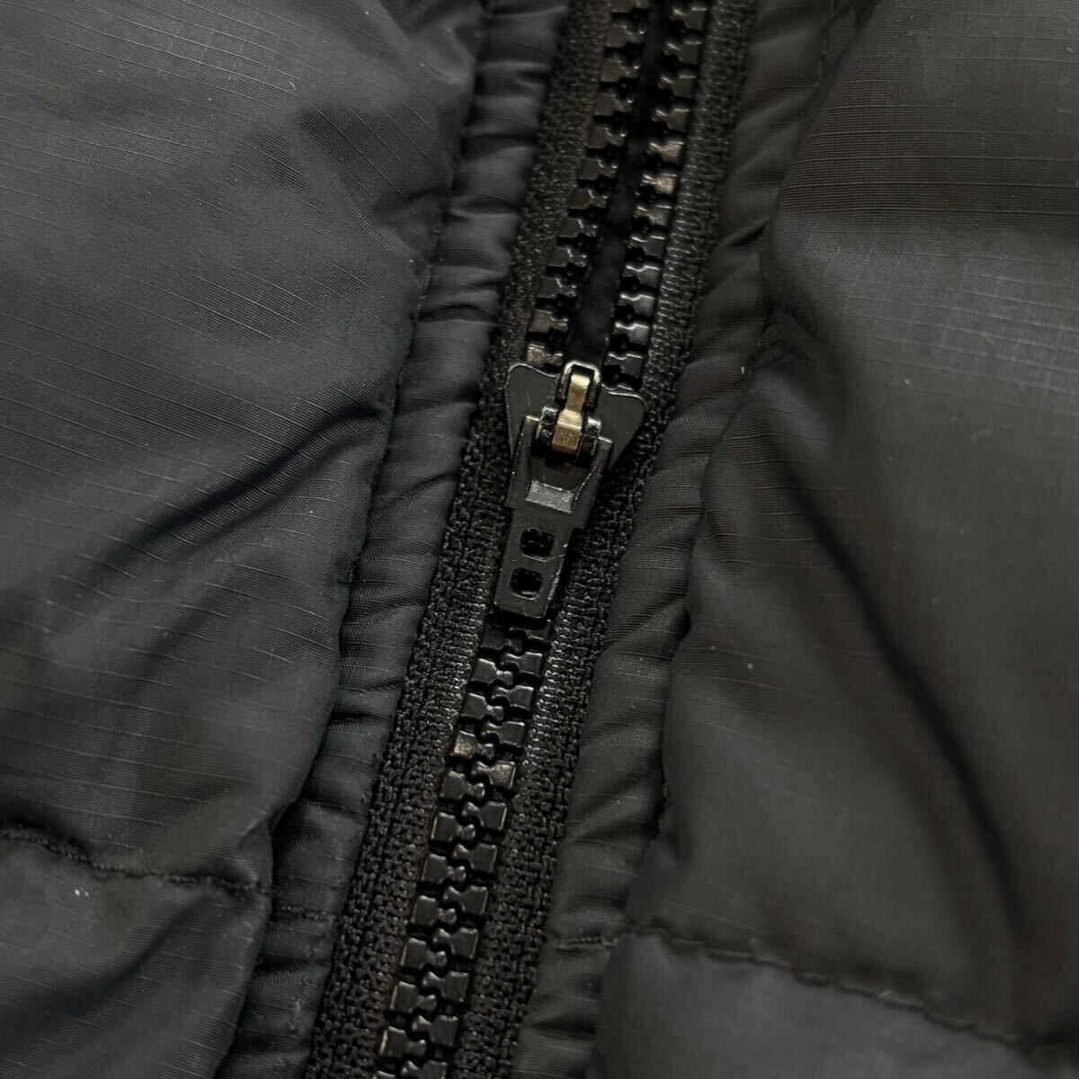 NIKE ナイキ ダウンジャケット ダウンパーカ フルジップ キルティング ロゴプリント 防寒 肉厚 ダークグレー系 メンズ L 541479-010_画像4