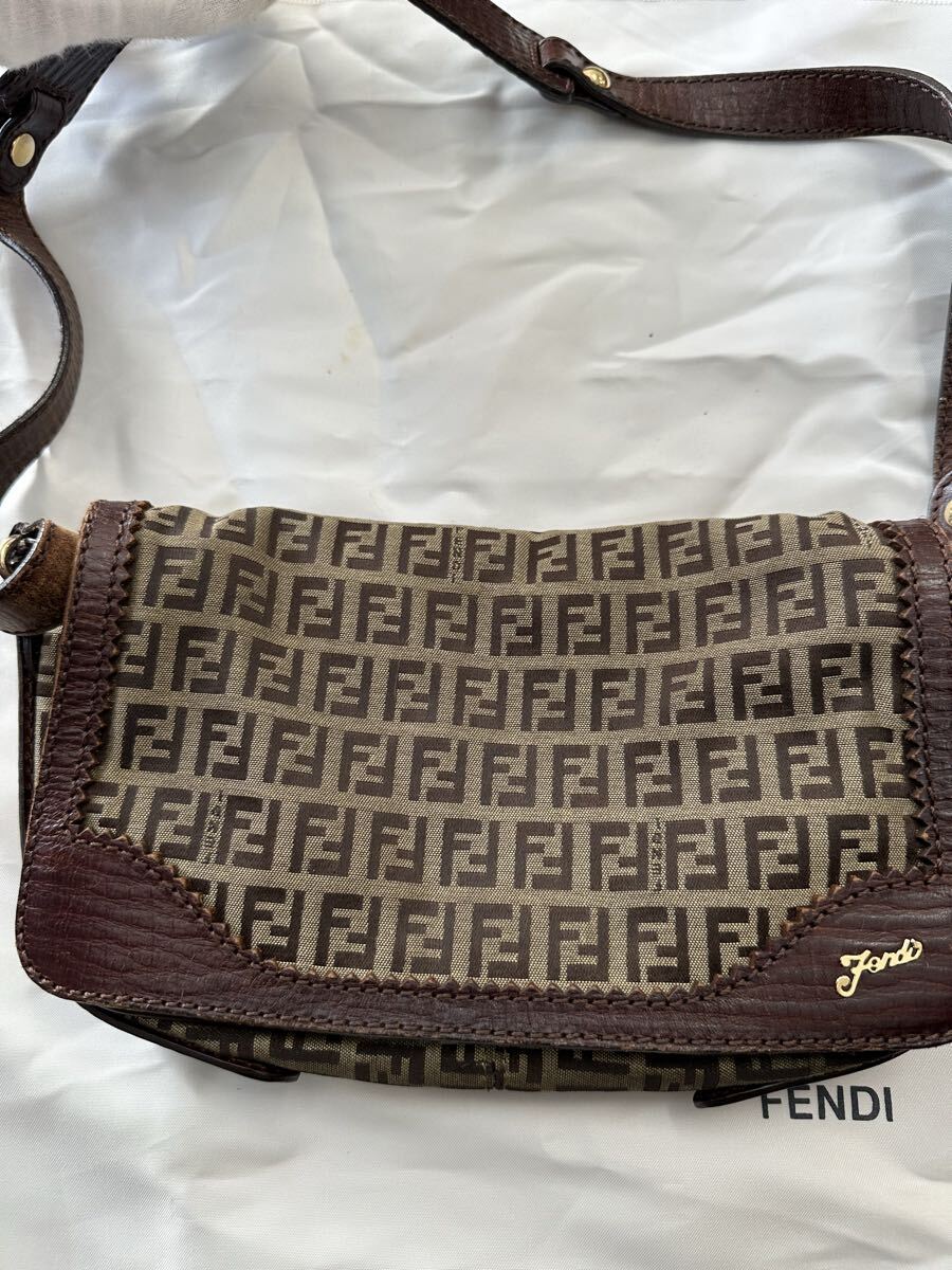 FENDI フェンディ ズキーノ柄 ワンショルダーバッグ_画像1