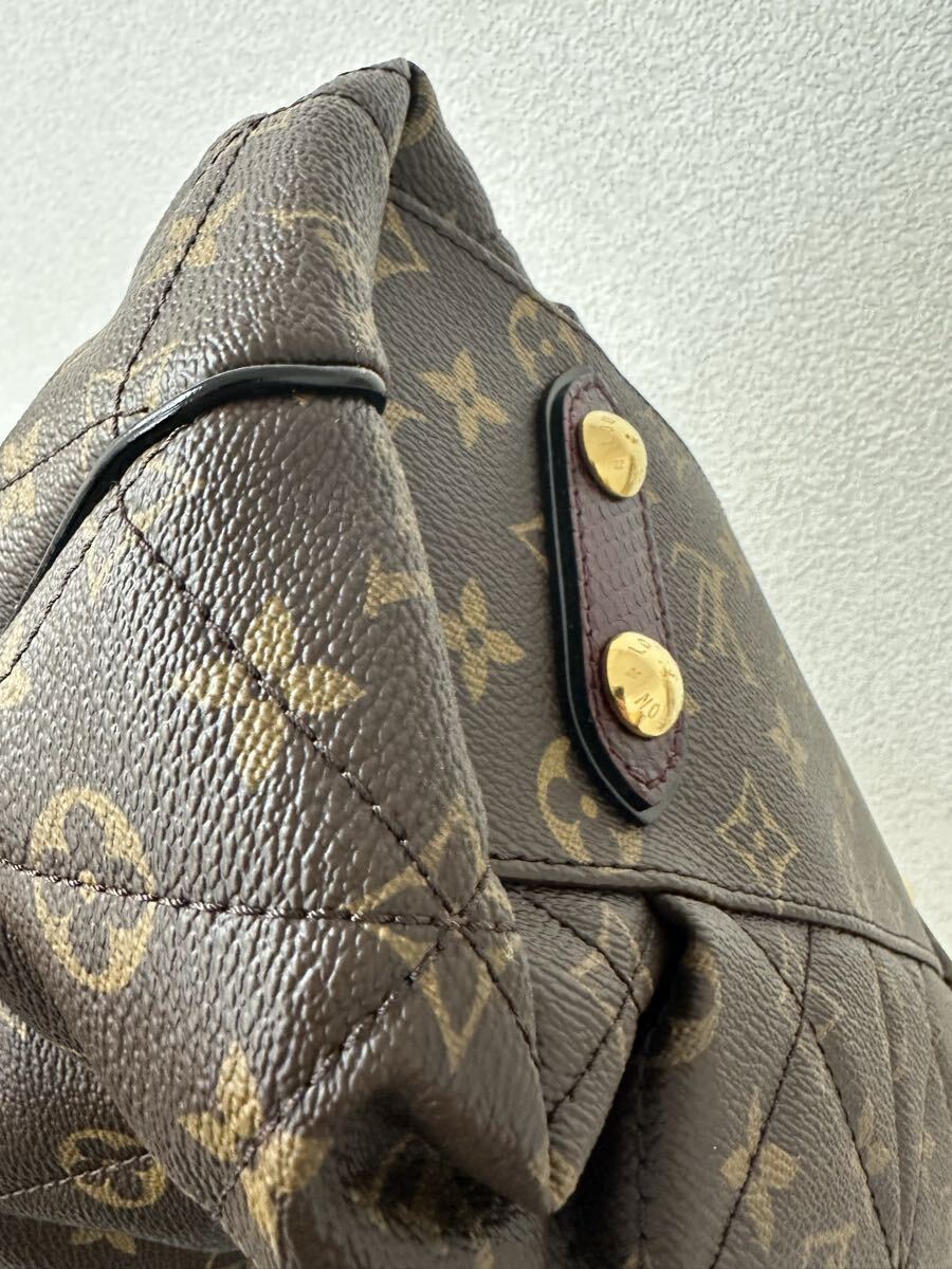 LOUIS VUITTON Louis * Vuitton экзотический большая сумка N90311 AR0172 питон × etoile парусина женский 