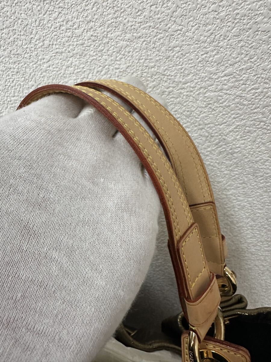 LOUIS VUITTON Louis Vuitton монограмма ire-n большая сумка Brown ( Gold металлические принадлежности ) сумка на плечо 