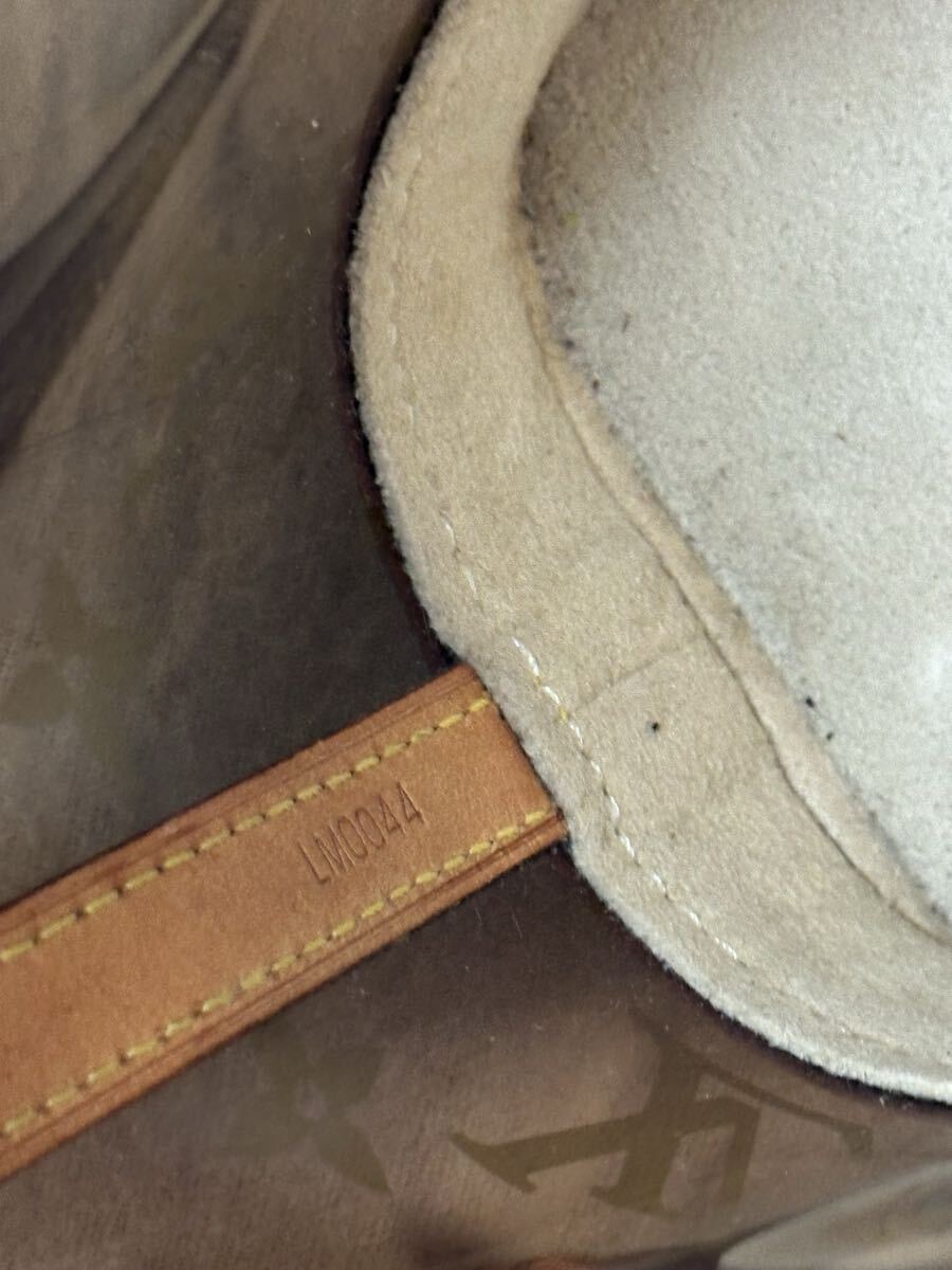 LOUIS VUITTON ルイ ヴィトン モノグラムビニール カバ アンブルPM トートバッグ ショルダーバッグ ポーチ付き クリアブラウン 茶 M92502 _画像8