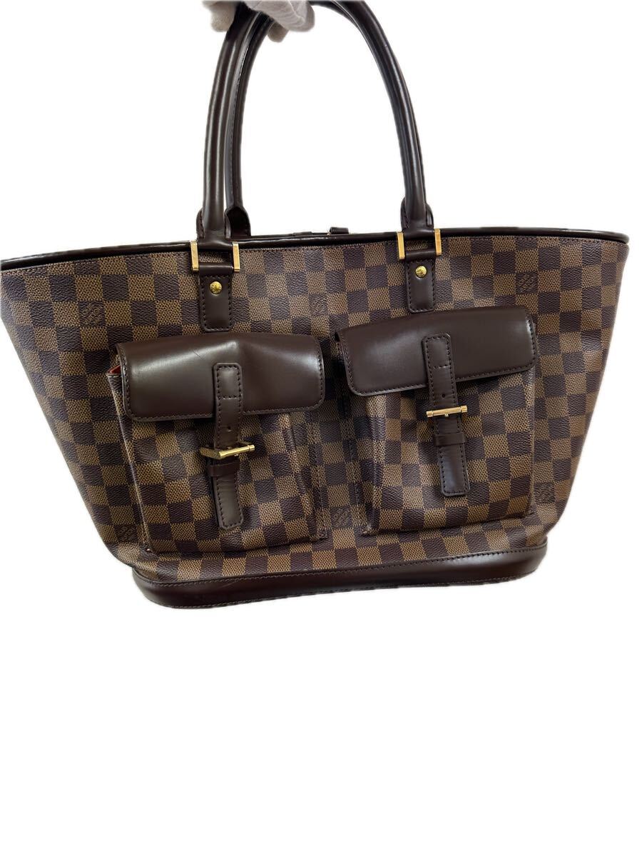  Louis Vuitton Damier manoskGM большая сумка 