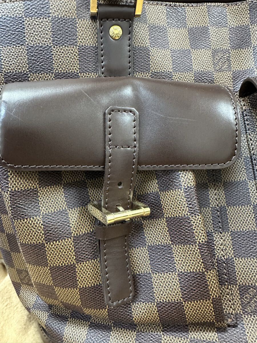  Louis Vuitton Damier manoskGM большая сумка 