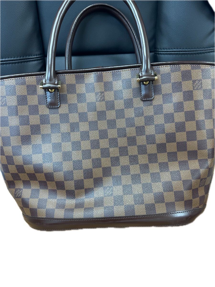  Louis Vuitton Damier manoskGM большая сумка 