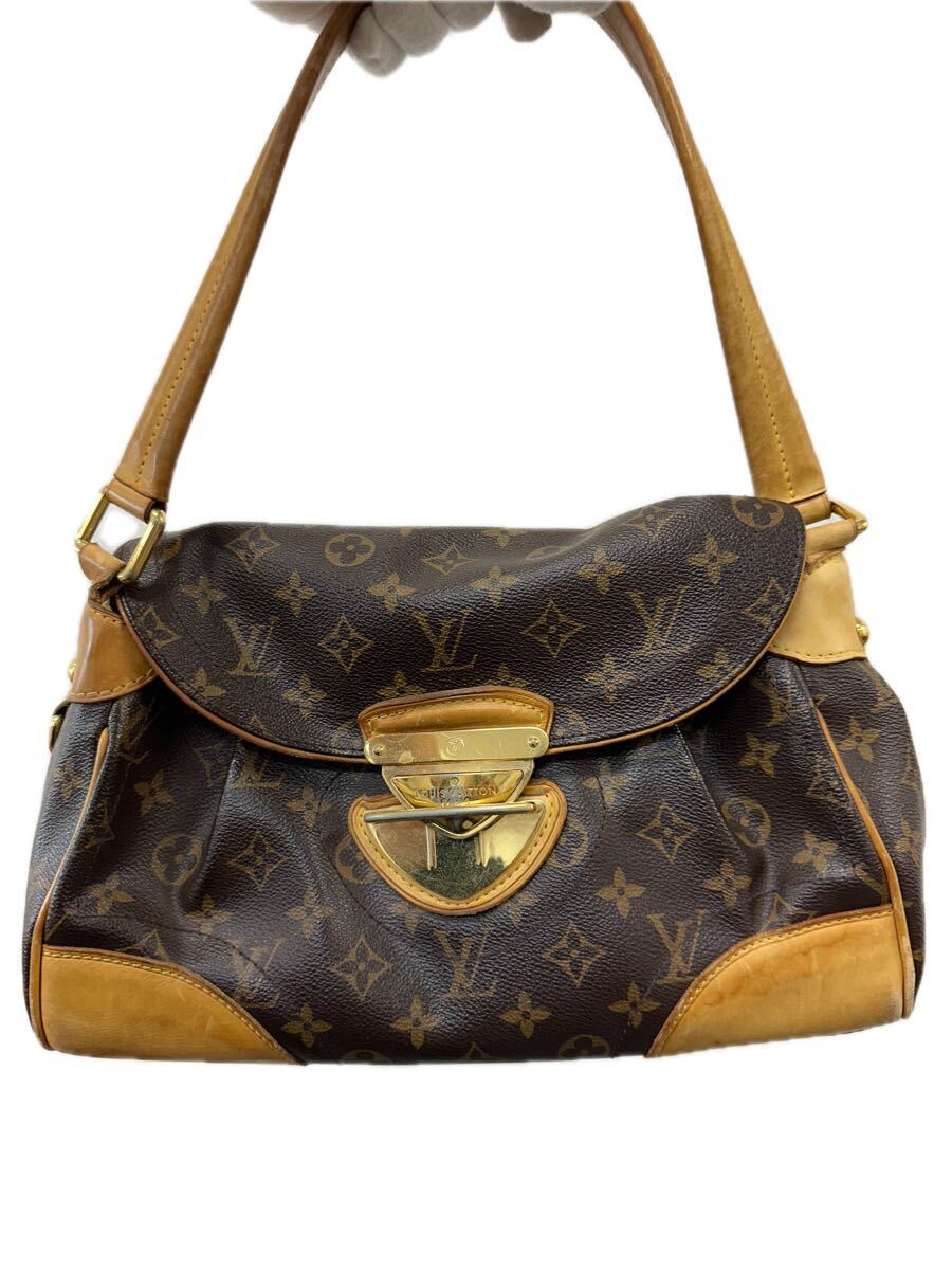  Louis Vuitton монограмма Beverly MM M40121 LV Logo ручная сумочка one сумка на плечо PVC кожа сумка 