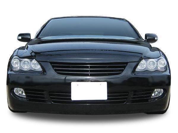 GRX 120 系 マークX エックス フロント バンパー スポイラー エアロ フードトップモールセット_画像3