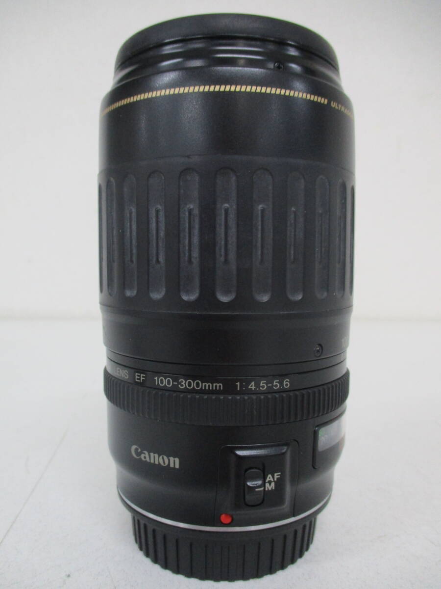 中古 カメラレンズ CANON ZOOM LENS EF 100-300mm 1:4.5-5.6 ※動作未確認 ／G_画像3