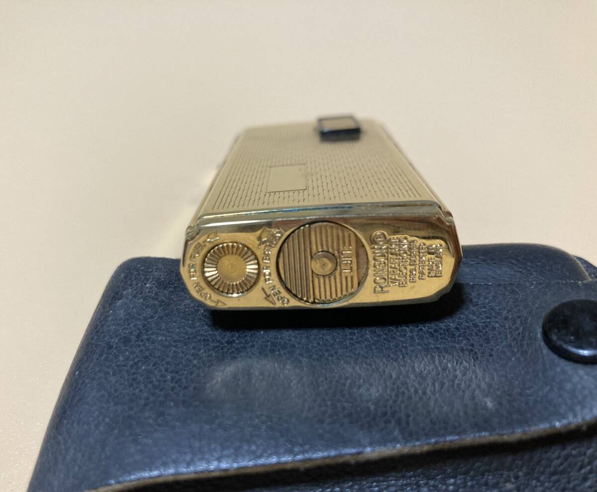 ロンソン ヴァラフレーム ガスライター RONSON 着火未確認 ジャンク_画像10